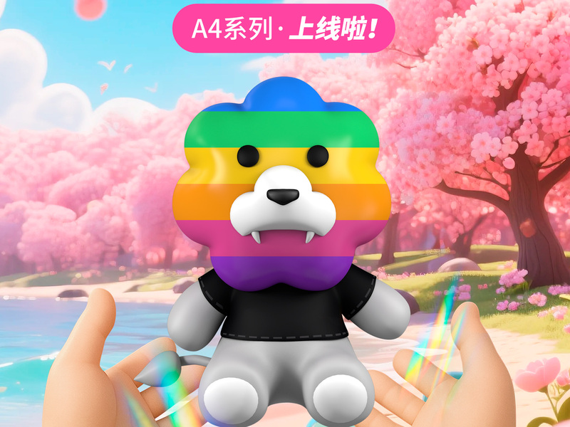 把「希望」设计成「表情」，献予六段「彩色」人生，彩虹狮花湾 