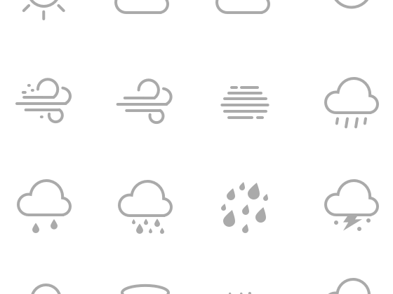 Copy Weater Icons By Sketch