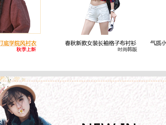 服装网页