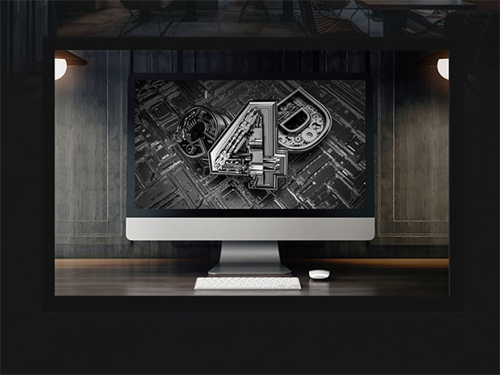 C4D · Mechanical Style 