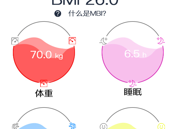 健身APP长页