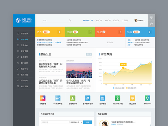 内部信息门户首页
